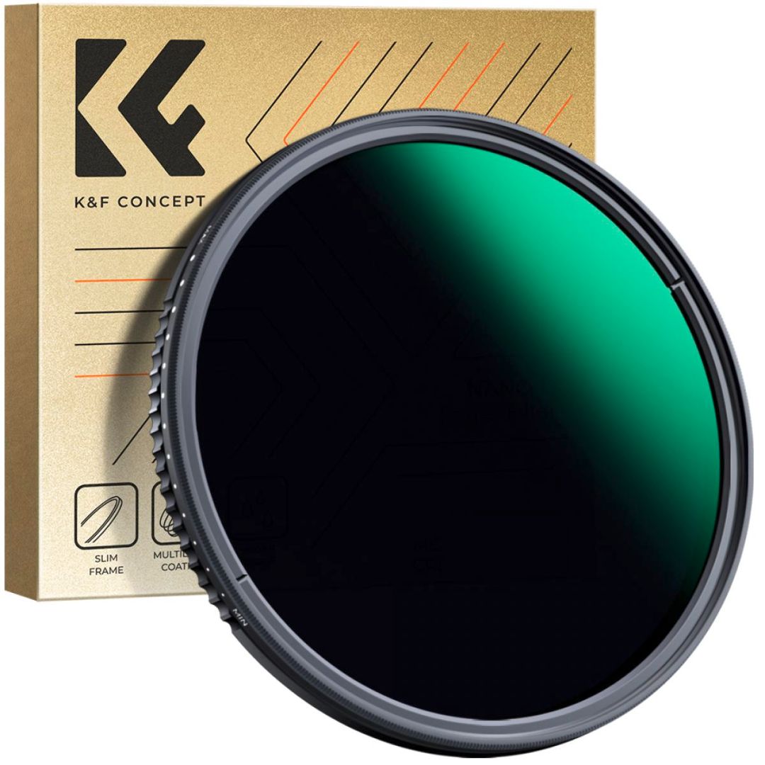 K&F Concept 55mm Variable ND Filter ND3-ND1000 (1.5-10 Stops) KF01.1832 - 1